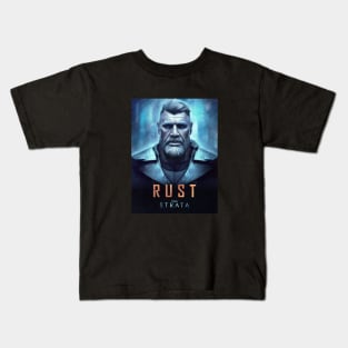 The Strata Rust Portrait Kids T-Shirt